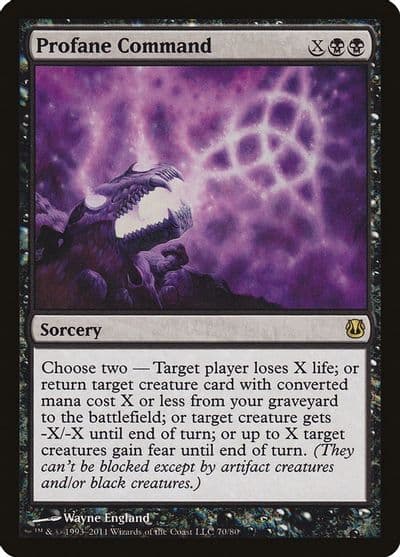 Profane Command Duel Decks: Ajani vs. Nicol Bolas Magic card
