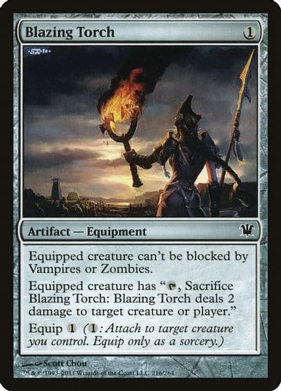 Blazing Torch Innistrad Magic card