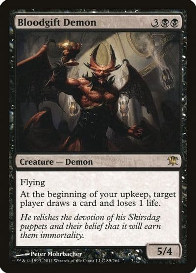 Bloodgift Demon Innistrad Magic card