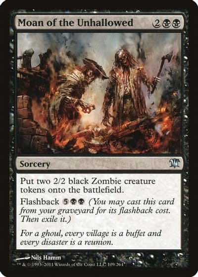 Moan of the Unhallowed Innistrad Magic card