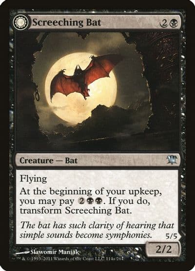 Screeching Bat Innistrad Magic card