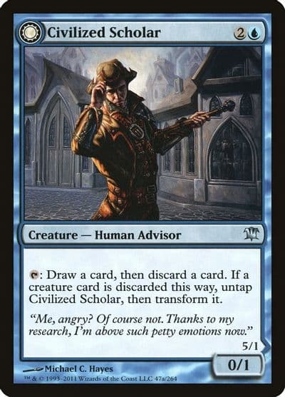 Civilized Scholar Innistrad Magic card