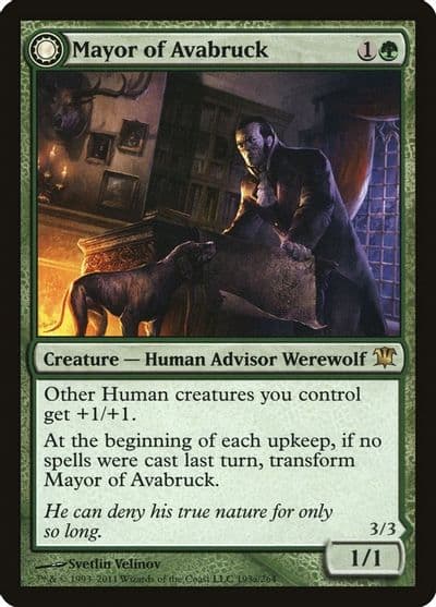 Mayor of Avabruck Innistrad Magic card