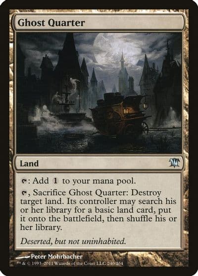 Ghost Quarter Innistrad Magic card