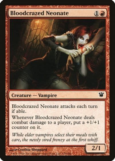 Bloodcrazed Neonate Innistrad Magic card