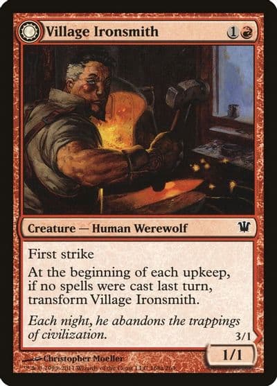Village Ironsmith Innistrad Magic card