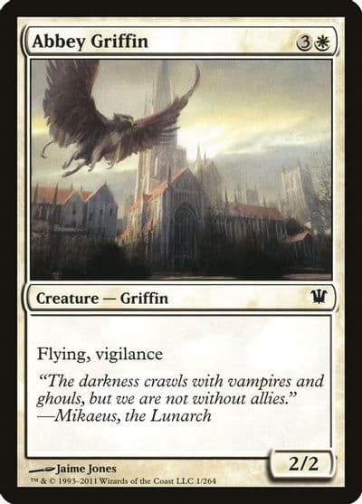 Abbey Griffin Innistrad Magic card