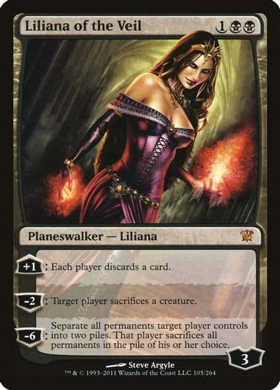Liliana of the Veil Innistrad Magic card