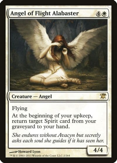 Angel of Flight Alabaster Innistrad Magic card