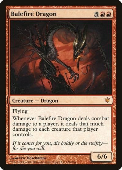 Balefire Dragon Innistrad Magic card