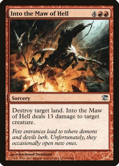Into the Maw of Hell Innistrad Magic card
