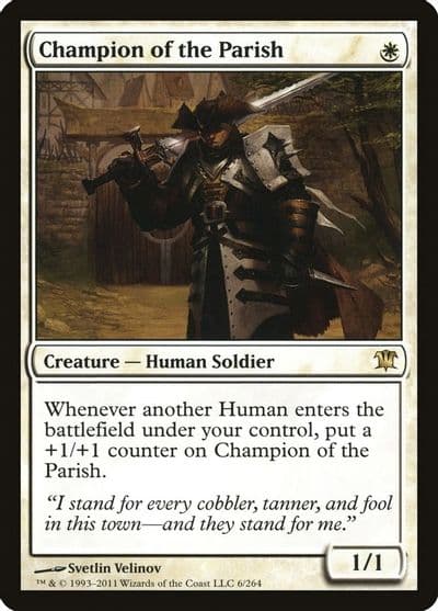 Champion of the Parish Innistrad Magic card