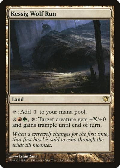 Kessig Wolf Run Innistrad Magic card