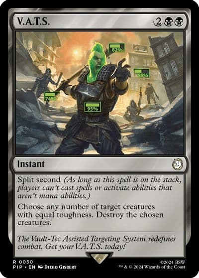 VATS Universes Beyond: Fallout Magic card