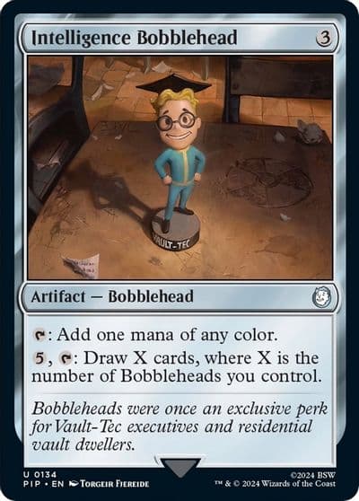 Intelligence Bobblehead Universes Beyond: Fallout Magic card