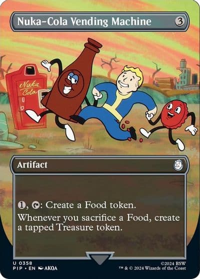 Nuka Cola Vending Machine Borderless Universes Beyond: Fallout Magic card