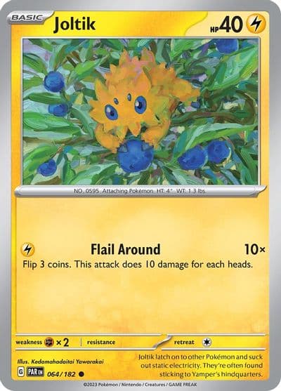 Joltik SV04: Paradox Rift Pokemon card