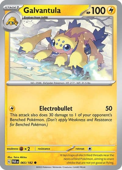 Galvantula SV04: Paradox Rift Pokemon card
