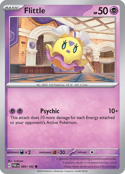 Flittle SV04: Paradox Rift Pokemon card