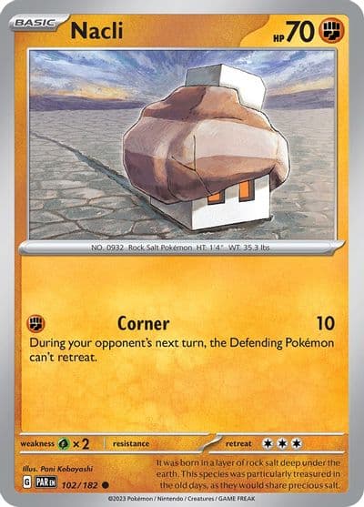 Nacli SV04: Paradox Rift Pokemon card