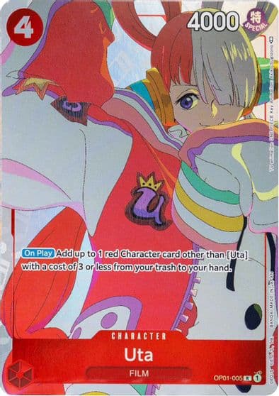 Uta Gift Collection 2023 One Piece Promotion Cards One Piece card