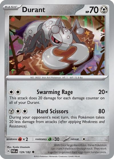 Durant SV04: Paradox Rift Pokemon card