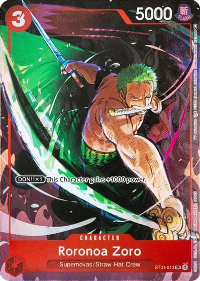 Roronoa Zoro Gift Collection 2023 One Piece Promotion Cards One Piece card