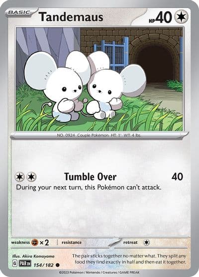 Tandemaus SV04: Paradox Rift Pokemon card