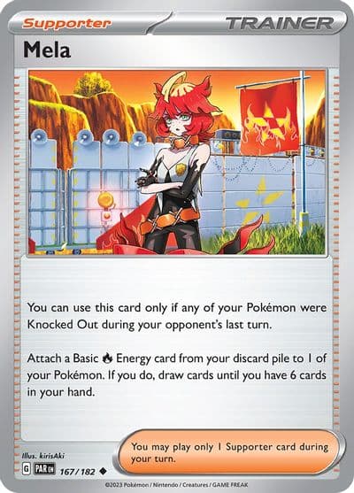 Mela SV04: Paradox Rift Pokemon card