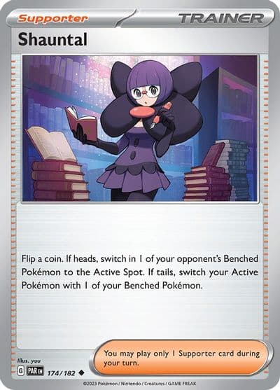 Shauntal SV04: Paradox Rift Pokemon card