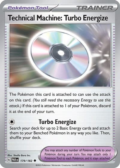 Technical Machine Turbo Energize SV04: Paradox Rift Pokemon card