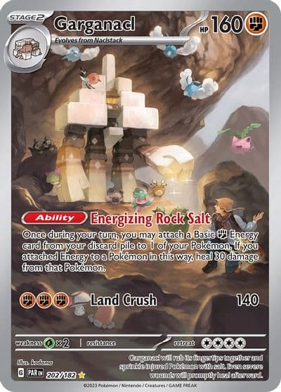 Garganacl SV04: Paradox Rift Pokemon card