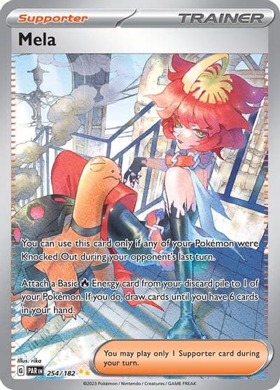Mela SV04: Paradox Rift Pokemon card