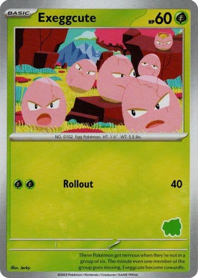 Exeggcute My First Battle Pokemon card