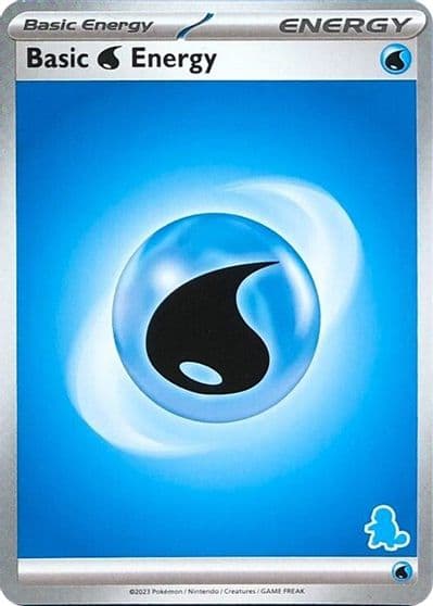 Basic Water Energy My First Battle Pokemon card