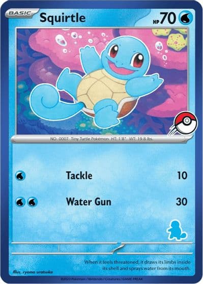 Squirtle (Blue Border) My First Battle Pokemon card