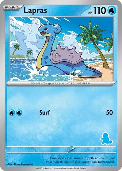 Lapras My First Battle Pokemon card