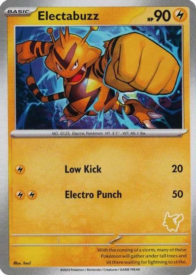 Electabuzz (#6 Pikachu Stamped) Battle Academy Pokemon card