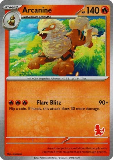 Arcanine (H2) Aquapolis Pokemon card