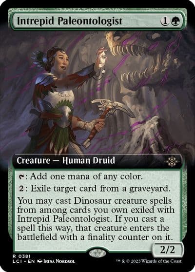 Intrepid Paleontologist Extended Art The Lost Caverns of Ixalan Magic card