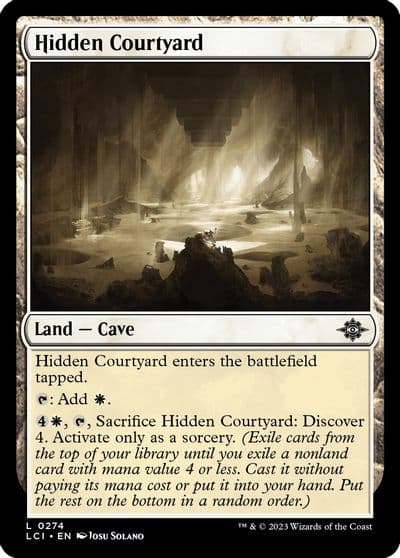 Hidden Courtyard The Lost Caverns of Ixalan Magic card