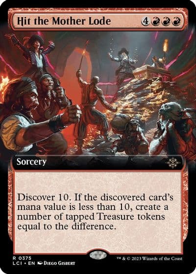 Hit the Mother Lode Extended Art The Lost Caverns of Ixalan Magic card