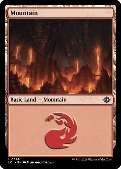 Mountain 0399 The Lost Caverns of Ixalan Magic card