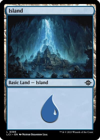 Island 0395 The Lost Caverns of Ixalan Magic card