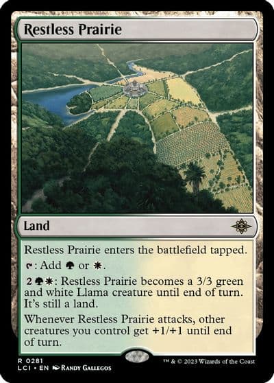 Restless Prairie The Lost Caverns of Ixalan Magic card