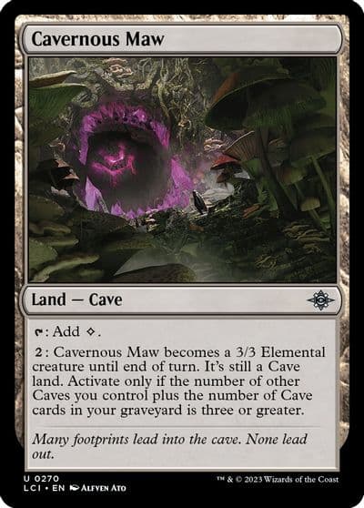 Cavernous Maw The Lost Caverns of Ixalan Magic card