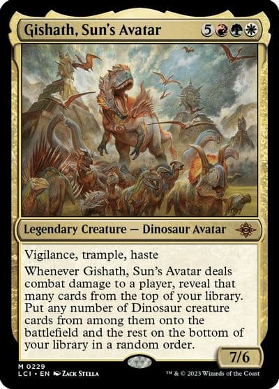 Gishath Suns Avatar The Lost Caverns of Ixalan Magic card