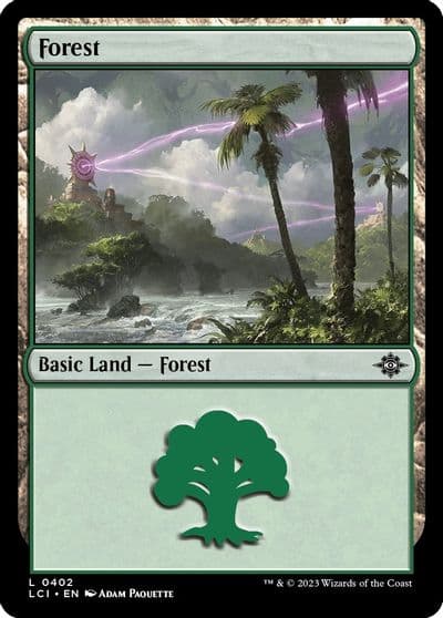 Forest 0402 The Lost Caverns of Ixalan Magic card