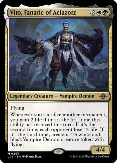 Vito Fanatic of Aclazotz The Lost Caverns of Ixalan Magic card