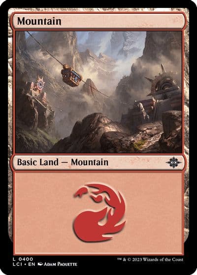 Mountain 0400 The Lost Caverns of Ixalan Magic card